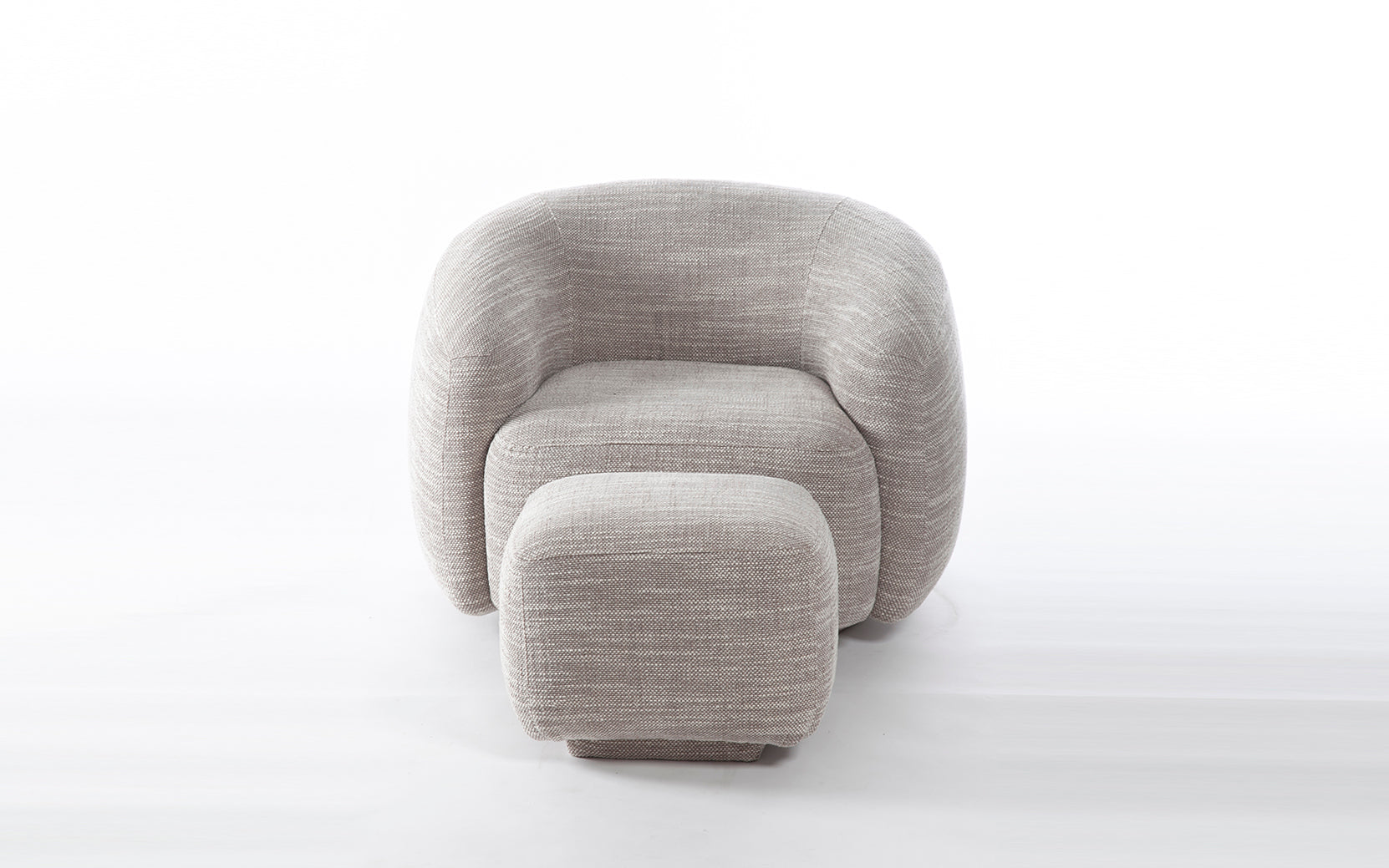 Poltrona e Puff Fluffy