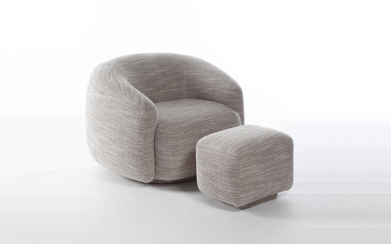 Poltrona e Puff Fluffy