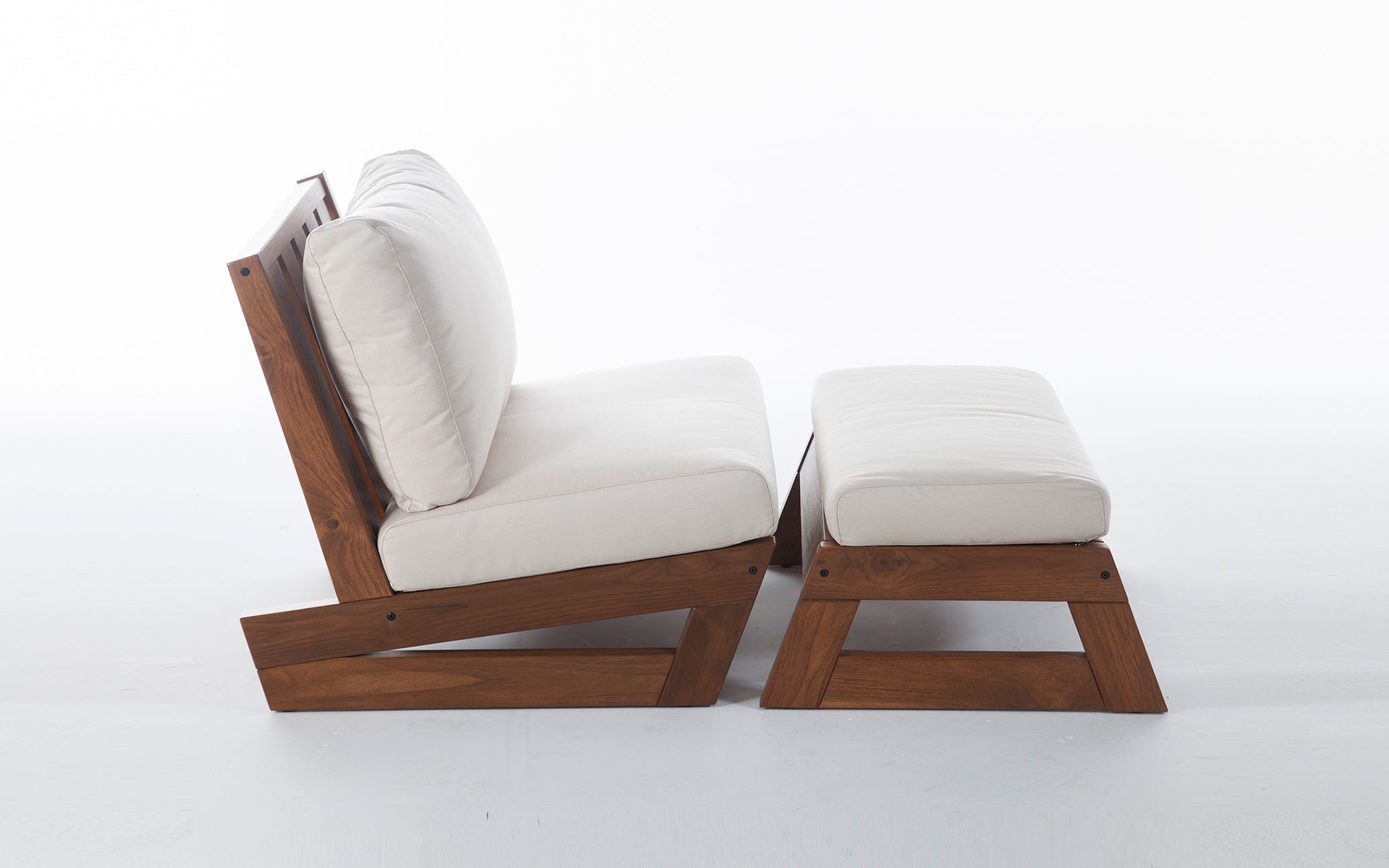 Poltrona e Puff Trapezio