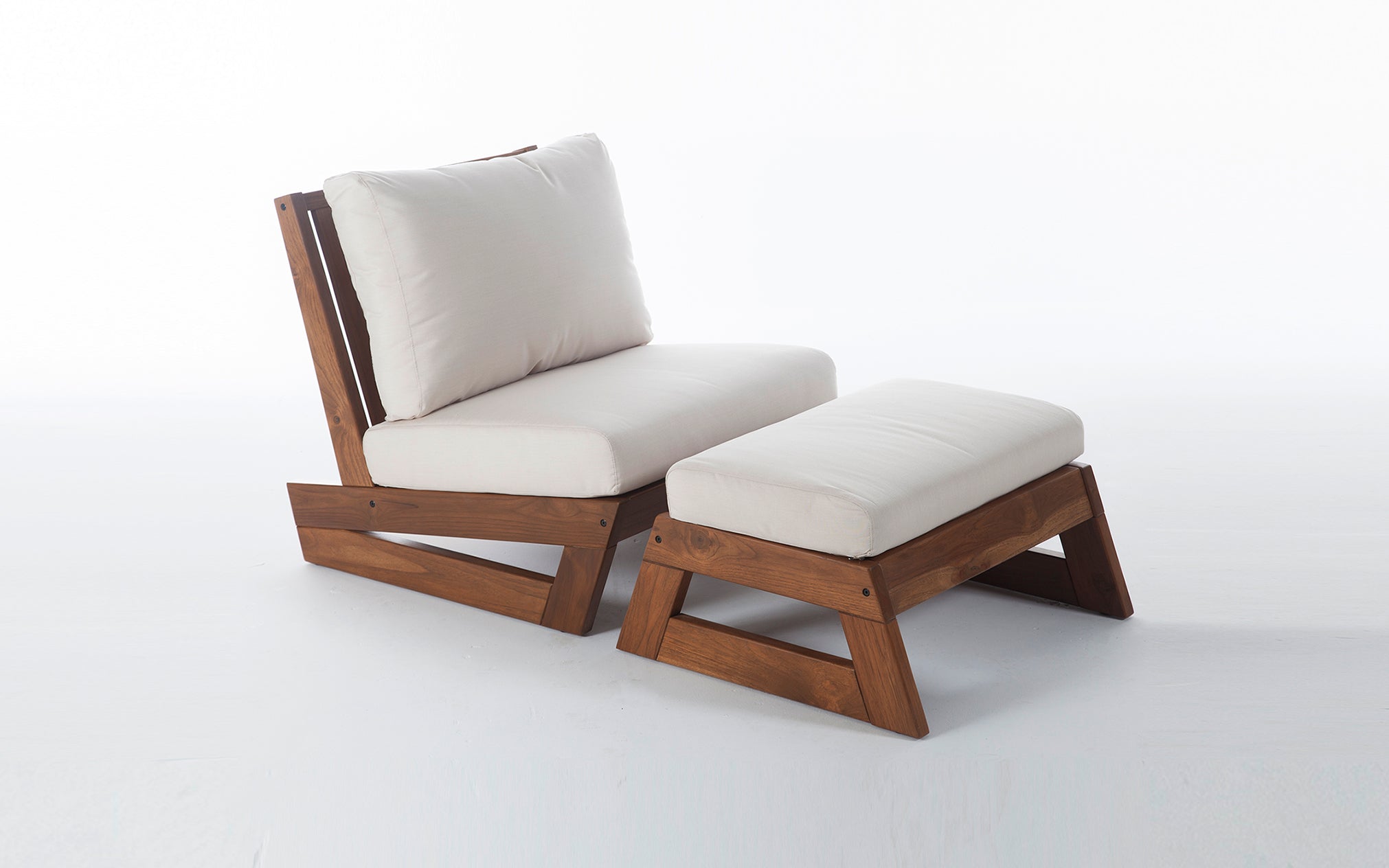 Poltrona e Puff Trapezio