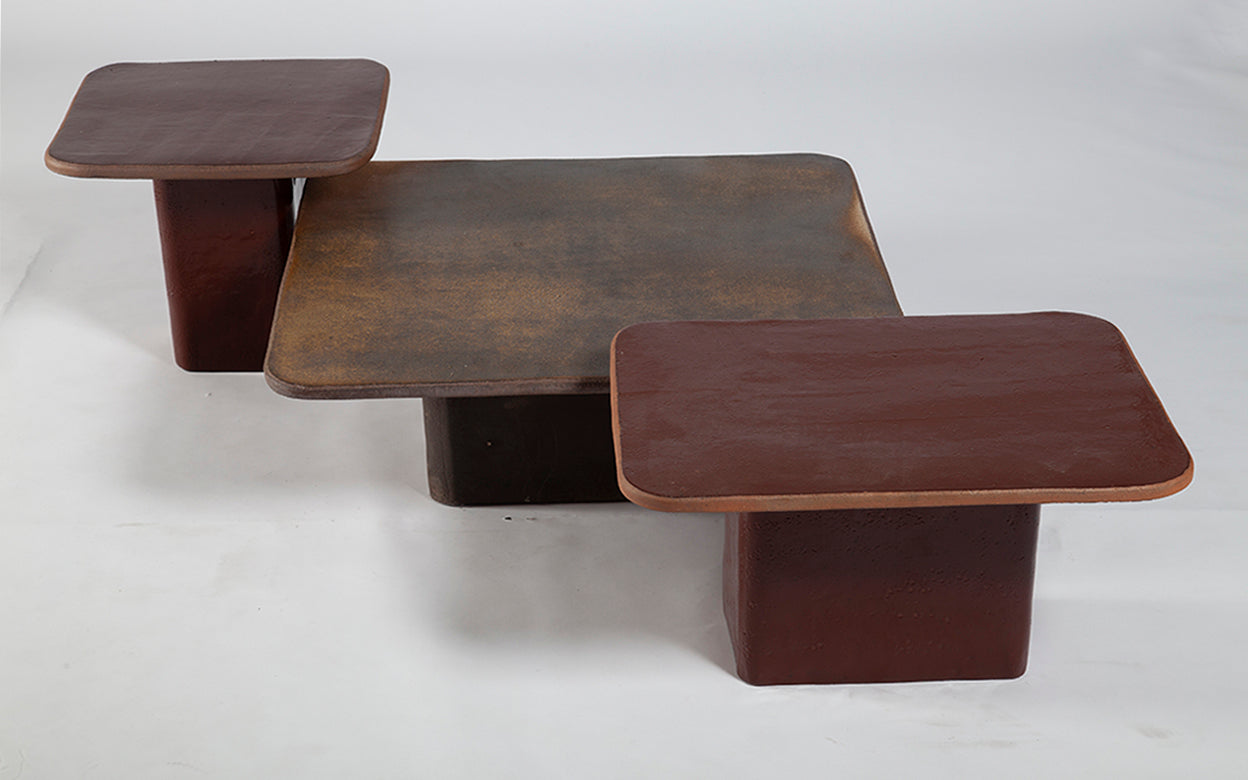 Conjunto de Mesas de Centro Ceramica Quantum