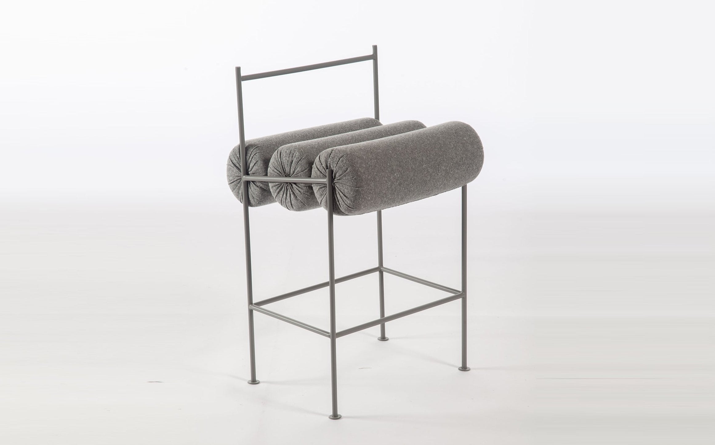 Banqueta Rolos, assento 65cm