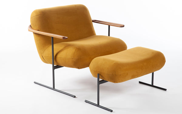 Conjunto Poltrona e Puff Haus