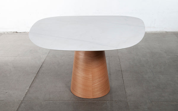 Mesa de Jantar Galina (1.30), base Madeira