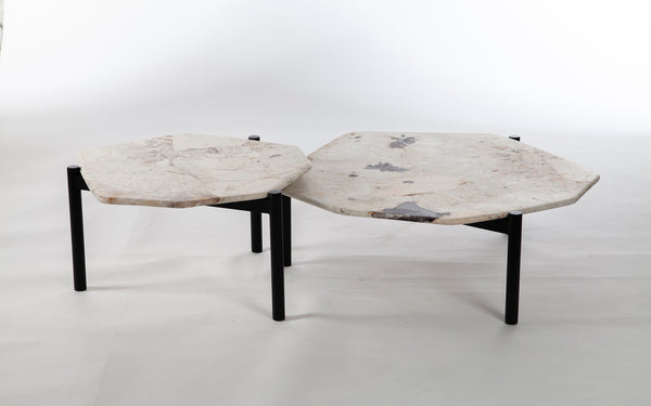 Conjunto Mesas de Centro Paleolítica