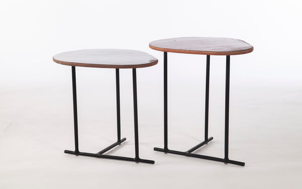 Conjunto Mesas Laterais Ceramica Ametista