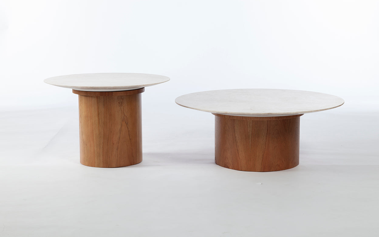 Conjunto de Mesas de Centro Sanblas, base Wood