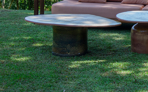 Mesa De Centro Ceramica Mangue