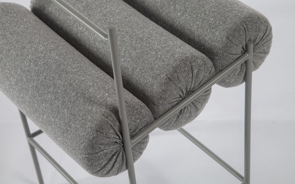 Banqueta Rolos, assento 65cm